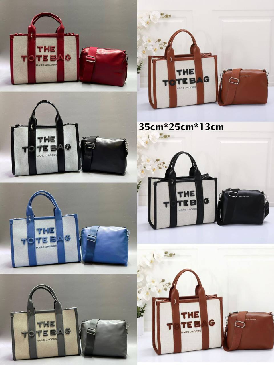 MARC JACOBS 
THE TOTE BAG 
GOOD QUALITY 
120 dhs✅

Zain39
♥️♥️♥️