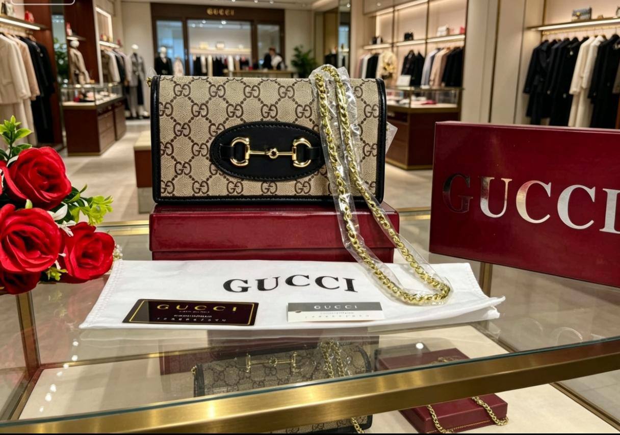 Gucci
100 dhs✅
with box
Size：19cm

Zain07
♥️♥️♥️