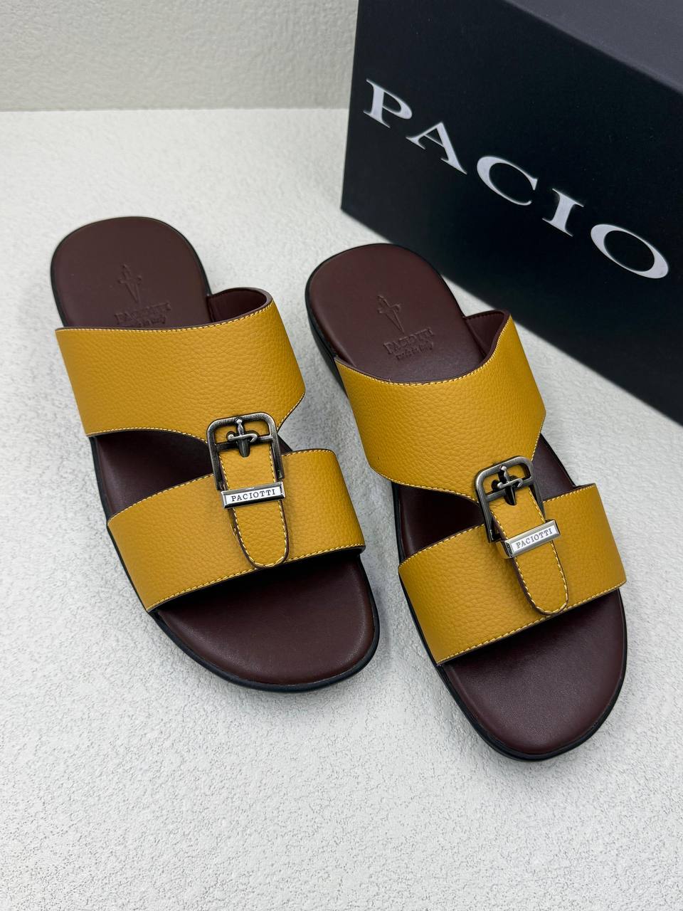 PACIOTTI MEN'S SANDAL
*GOOD QUALITY*
*SIZE 39 TO 46*
120 dhs✅

Zain304
♥️♥️♥️