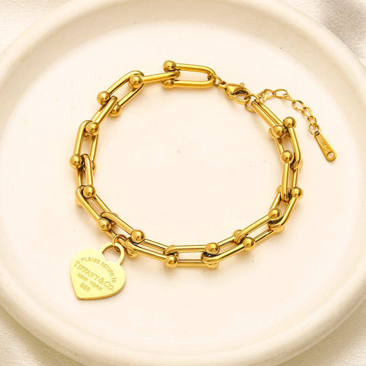 Special Price 👍👍👍
Tiffany Hot moving bracelet stainless steel non tarnish 
30 dhs🪙💚 / pc without box 
40 dhs🪙💚 / pc with tiffany box and paperbag

Zain243
♥️♥️♥️