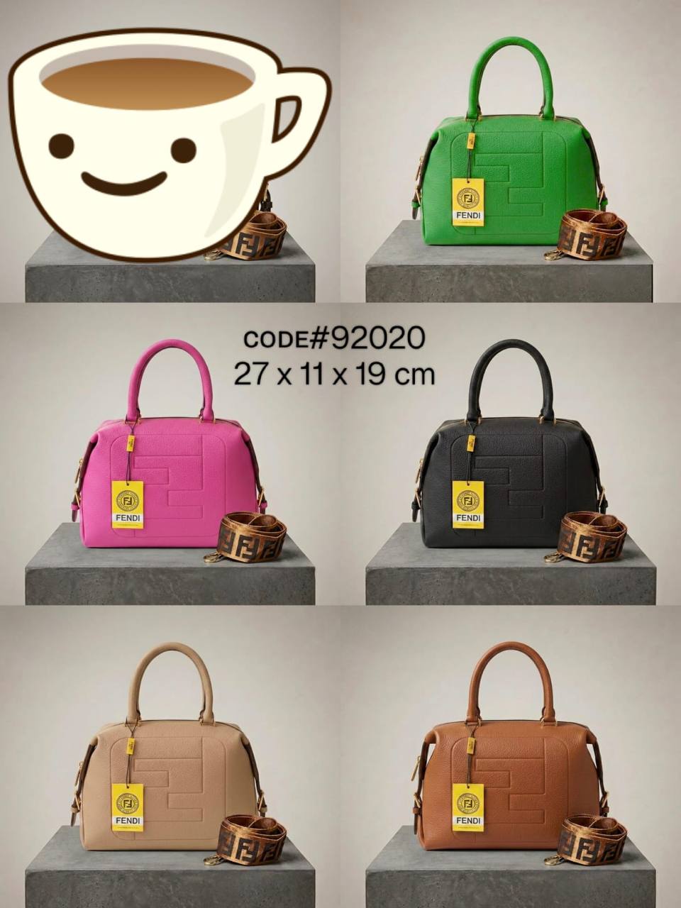 FENDI ғғ ᴄᴜʙᴇ ʙᴀɢ
ᴍᴀᴛᴛᴇ ʟᴇᴀᴛʜᴇʀ ᴍᴀᴛᴇʀɪᴀʟ
ᴄᴀɴᴠᴀs ᴍᴀᴛᴇʀɪᴀʟ
ɢᴏʟᴅ ʜᴀʀᴅᴡᴀʀᴇ
ᴡɪᴛʜ ʟᴏɴɢ sᴛʀᴀᴘ
sɪᴢᴇ : 27 cm

80 dhs💓

Zain31
♥️♥️♥️