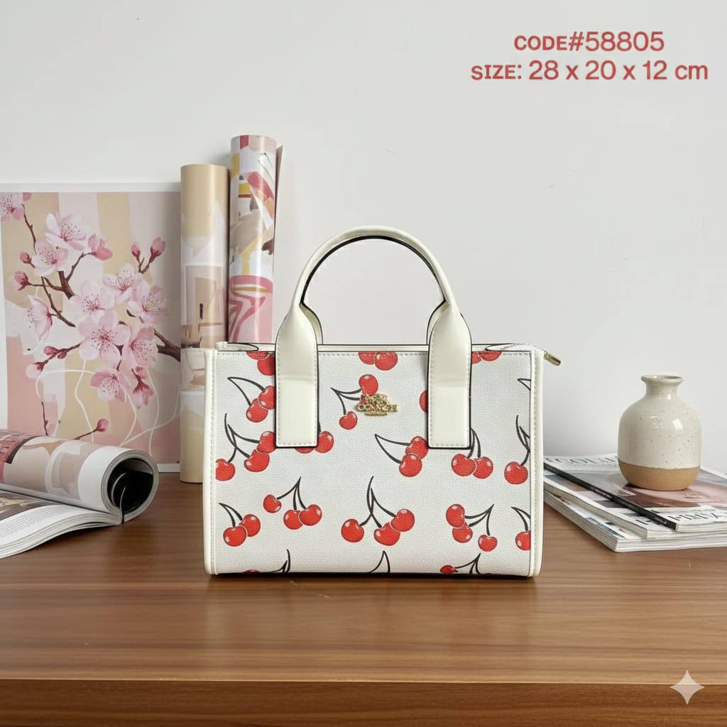 COACH ᴏɴ ᴛʜᴇ ɢᴏ
ᴍɪɴɪ ᴛᴏᴛᴇʙᴀɢ CHERRY ᴘʀɪɴᴛ
ᴢɪᴘᴘᴇʀ ᴛʏᴘᴇ
ᴡɪᴛʜ ʟᴏɴɢ ʙᴇʟᴛ sᴛʀᴀᴘ
sɪᴢᴇ : 28 cm

60 dhs❣️

Zain31
♥️♥️♥️
