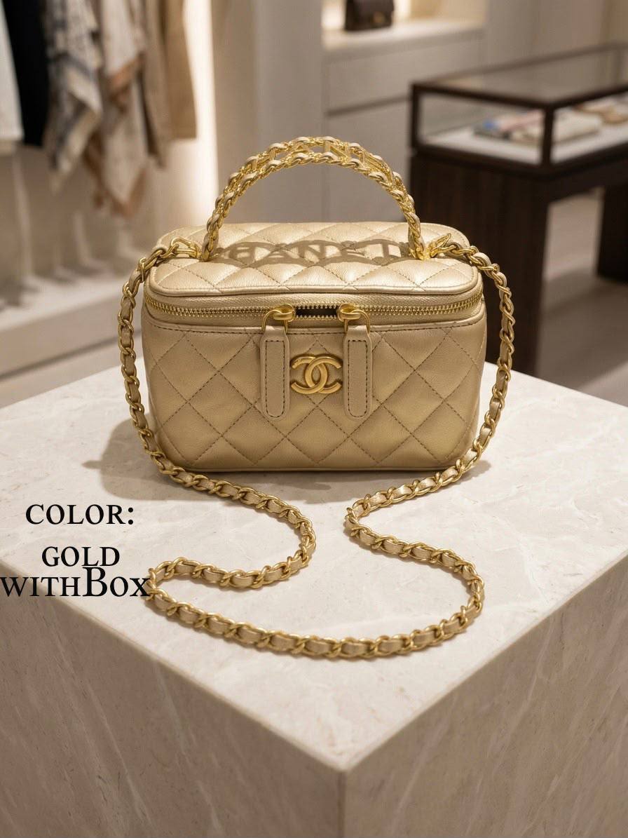 Chanel ᴠᴀɴɪᴛʏ ᴛᴏᴘ ʜᴀɴᴅʟᴇ
ᴍɪʀʀᴏʀ ɪɴsɪᴅᴇ
ᴡɪᴛʜʙᴏx
ʟᴇᴀᴛʜᴇʀ
sɪᴢᴇ:18ᴄᴍ
100 dhs✅

Zain56
♥️♥️♥️