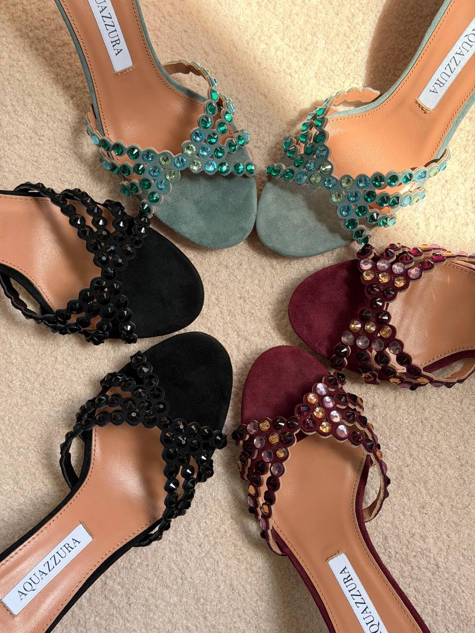 Aquazzura
𝑨𝑨𝑨 𝑸𝑼𝑨𝑳𝑰𝑻𝒀
𝑺𝑰𝒁𝑬 {35 𝒕𝒐 42}
450 dhs✅

Zain81
♥️♥️♥️