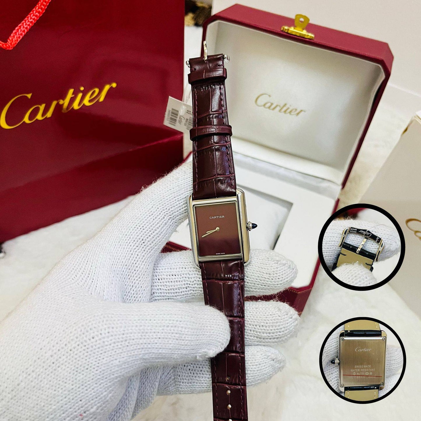 Cartier Slim Tank Men
*Battery*
230 dhs🗽

Zain29
♥️♥️♥️