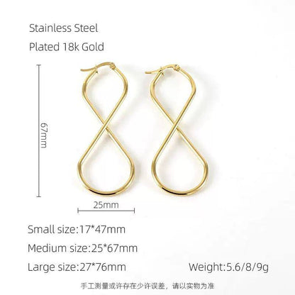 New arrival 
Stainless steel with 18k gold plated earrings 
Non tarnish 
20 dhs🪙🌨️

Zain242
♥️♥️♥️