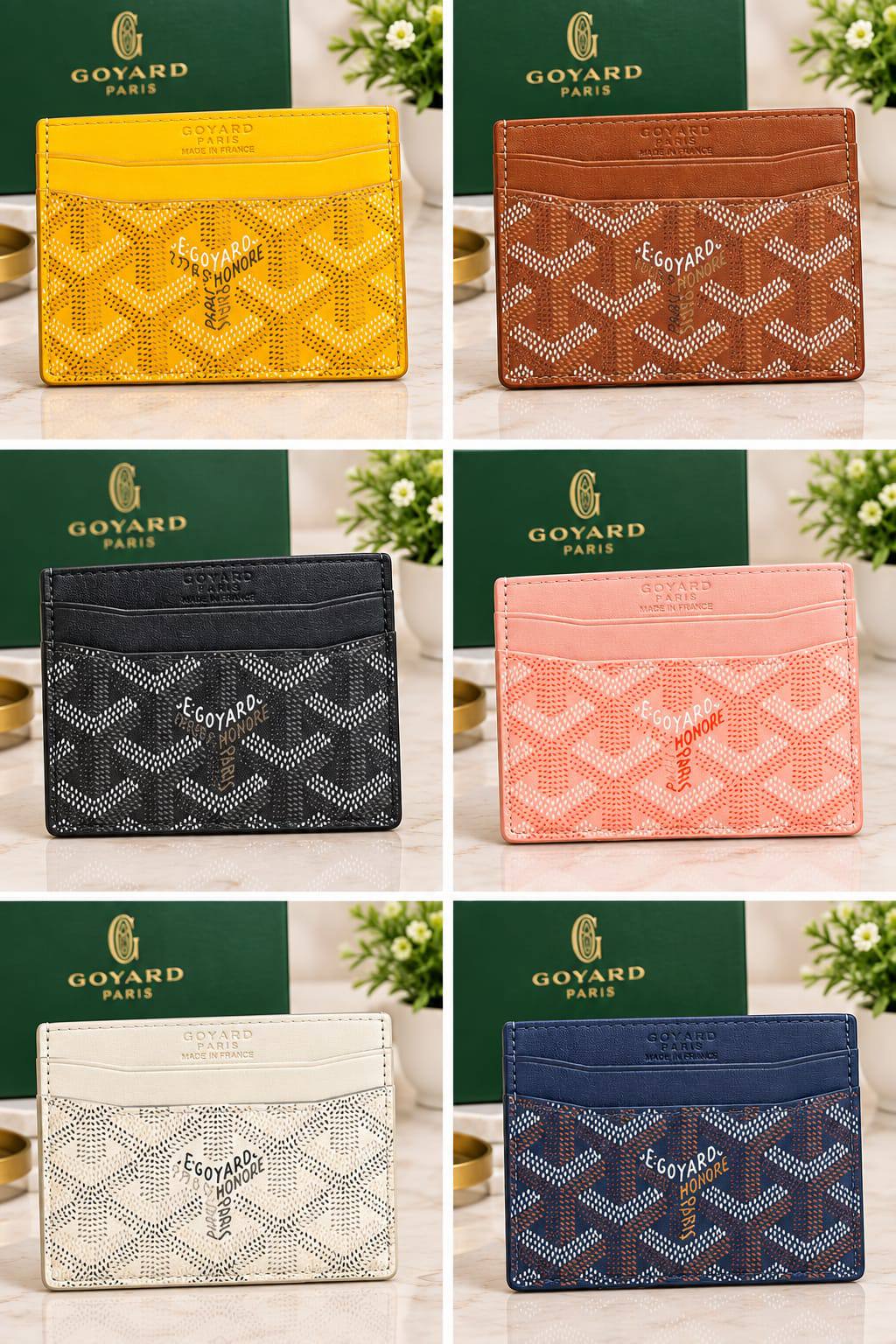 Chanel
Goyard
LV

Cardholders
Good quality 

80 dhs🇦🇪🇦🇪

Zain131
♥️♥️♥️