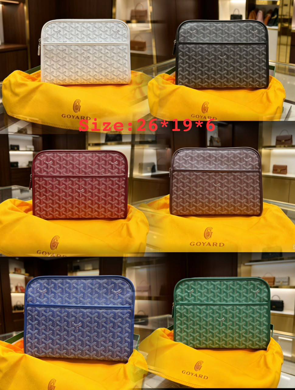 Goyard 
85 dhs✅✅

Zain07
♥️♥️♥️