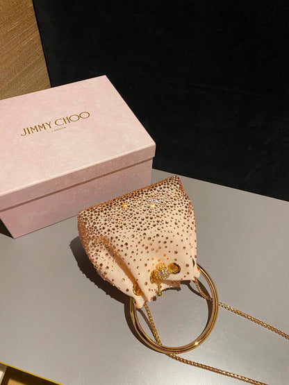 Jimmy Choo
 Bon Bon bucket bag
*Size 15 cm*
For Price 👇 WhatsApp✅
0568585901 
0507557372
0552275751 Owner Zain 👌

Zain274
♥️♥️♥️