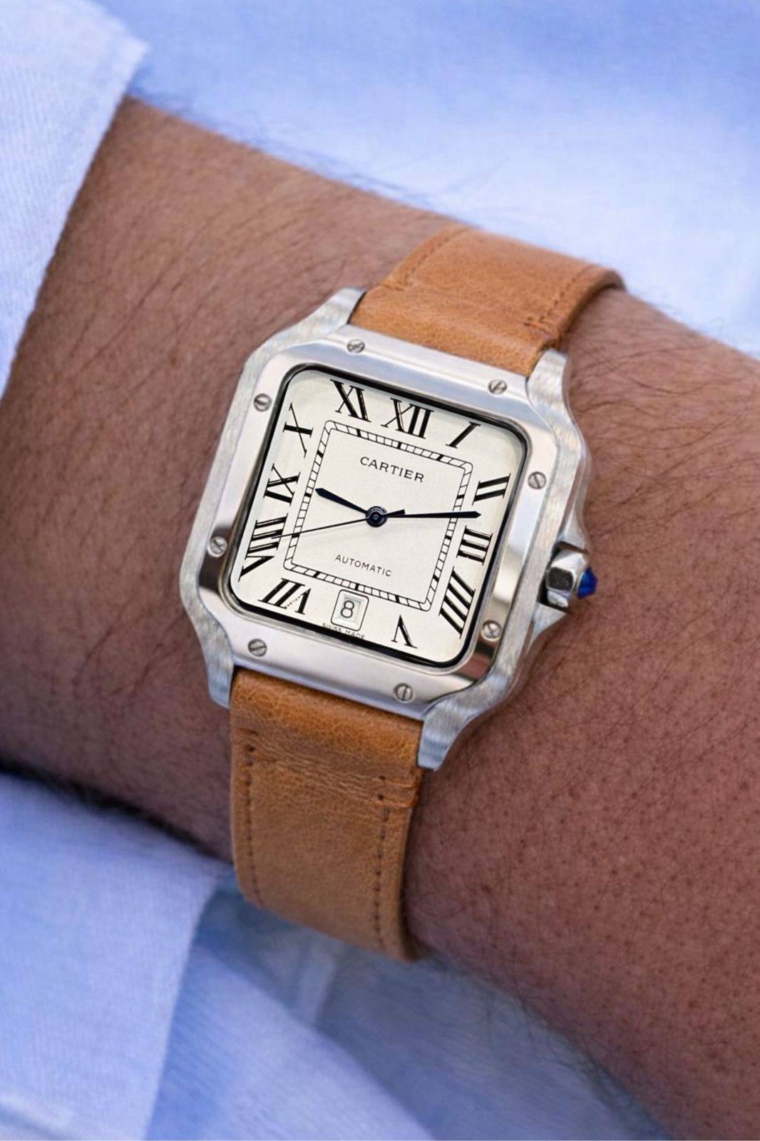 Cartier watch for men 
good quality automatic 

240 dhs❣️

Zain59
♥️♥️♥️
