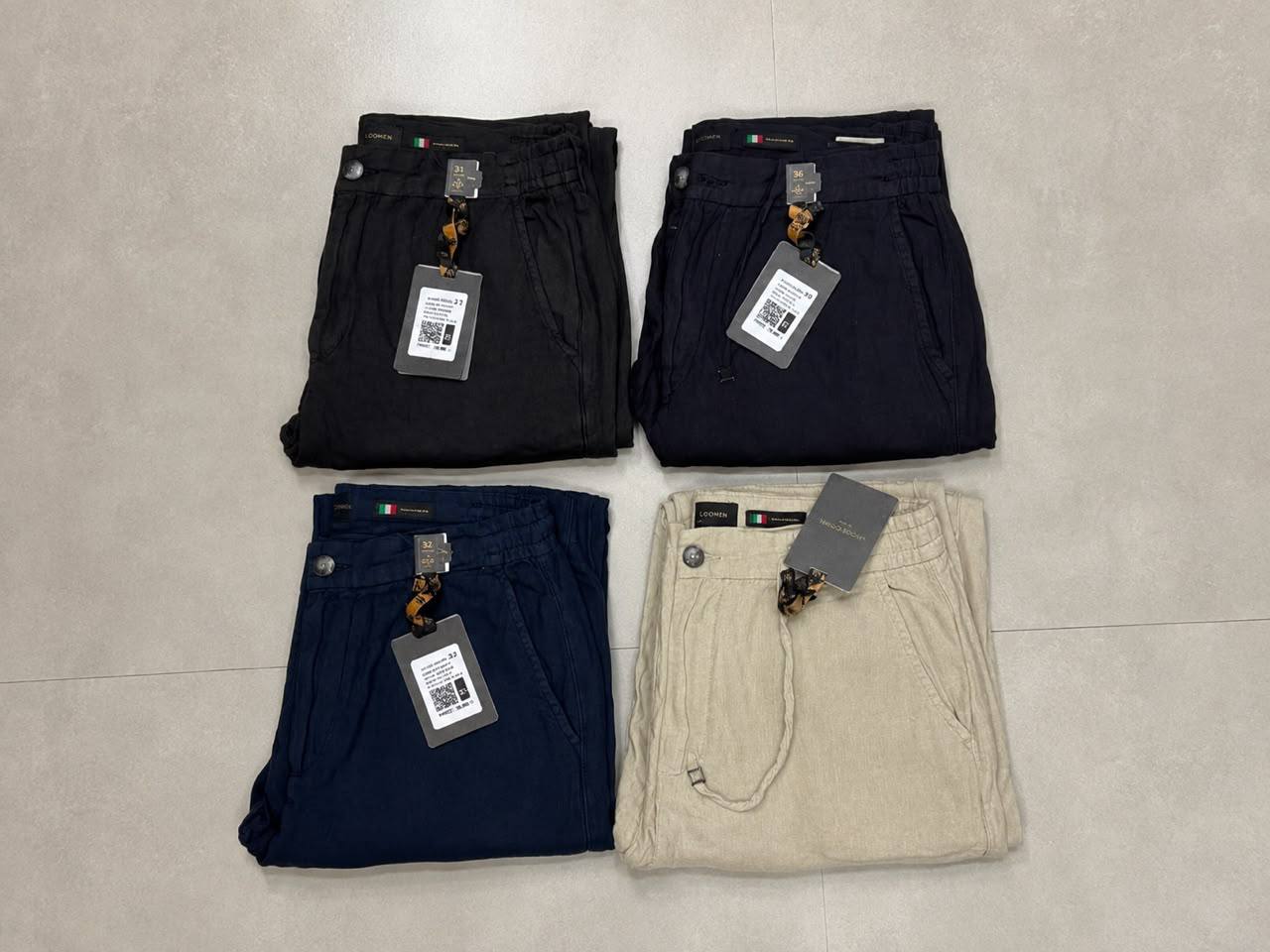 JACOB COHEN 🇮🇹❣️
LINEN MATERIAL 
SUPER MASTER QUALITY ✨
COLOR :BLACK,BROWN,NAVY BLUE ,BEIGE
SIZE :30 to 38
380 dhs🇦🇪🇦🇪

Zain327
♥️♥️♥️