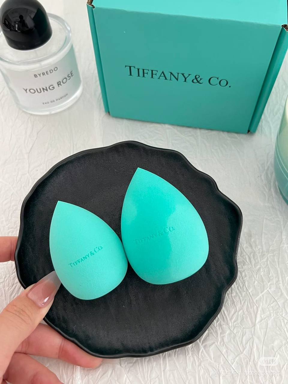 Tiffany 💥*
*Make up egg ❤️‍🔥*
Master quality 💯
With boxes 🗃️ 
45 dhs✅ for 8 pcs 

Zain216
♥️♥️♥️