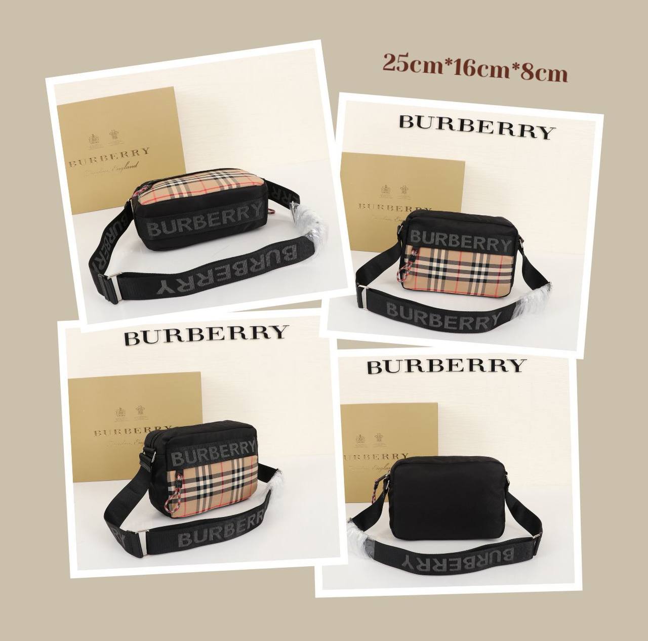 BURBERRY NEW CAME UNISEX GOOD QUALITY WITH BOX 
90 dhs✅

Zain295
♥️♥️♥️