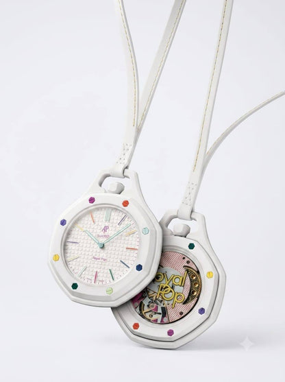 Audemars Piguet x Swatch
Blaue Acht pocket watch
From the Royal Pop Collection
With BOX

75 dhs💓

Zain239
♥️♥️♥️