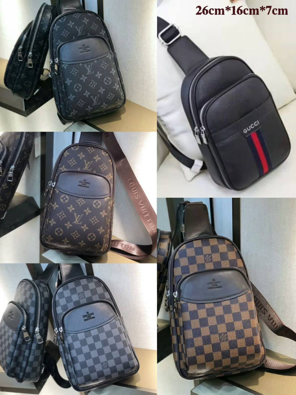 LV
Chest bag unisex 
 good quality
 with box
🎁🎁🎁

95 dhs✅

Zain39
♥️♥️♥️