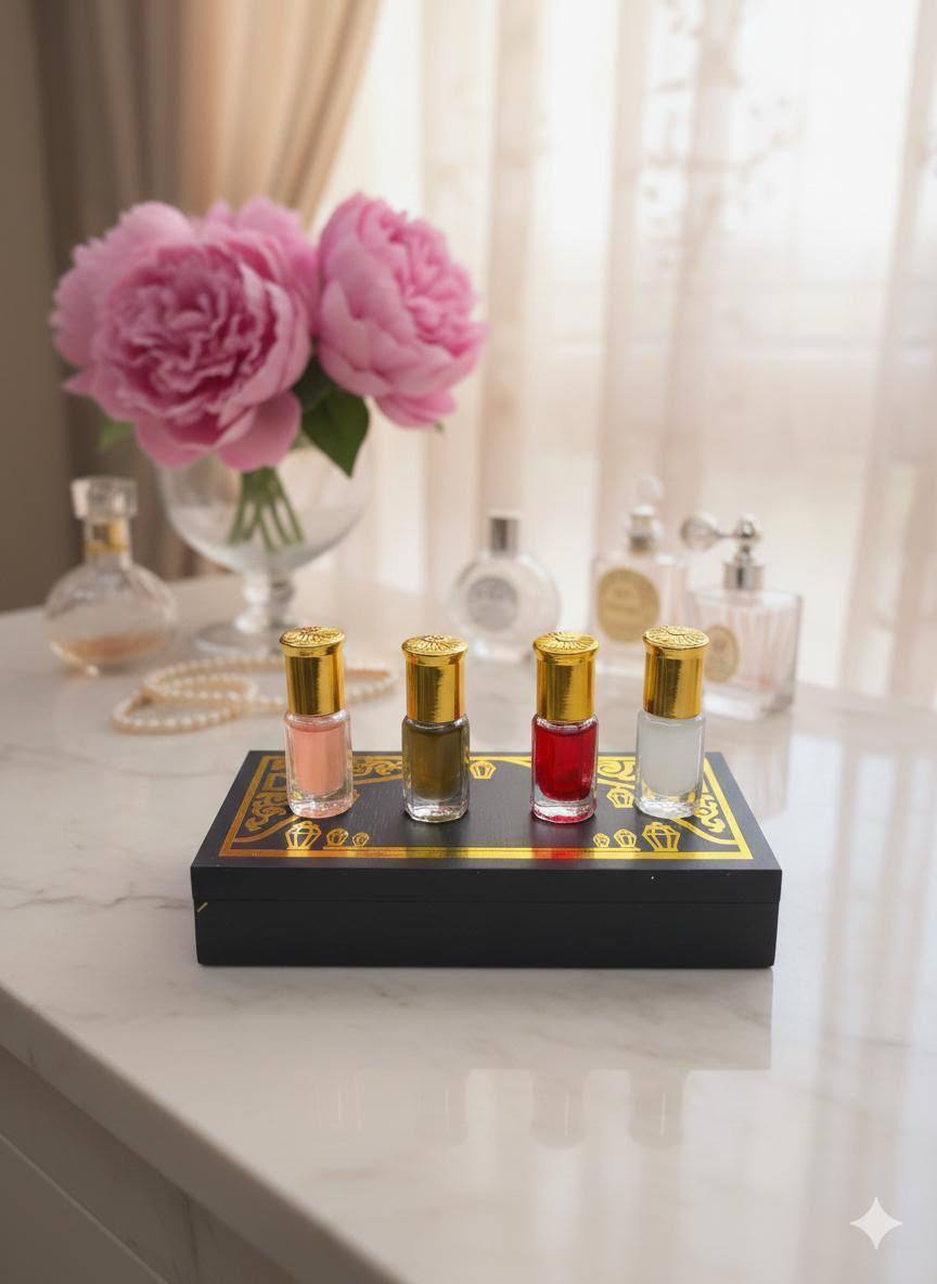 musk set

4 kind of musk

3 ml collection 
40 dhs🇦🇪🇦🇪

Zain60
♥️♥️♥️
