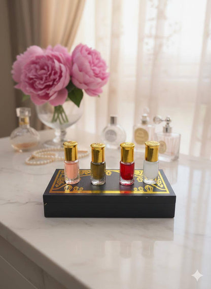 musk set

4 kind of musk

3 ml collection 
40 dhs🇦🇪🇦🇪

Zain60
♥️♥️♥️