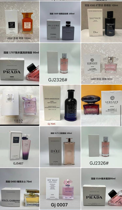 Tester Perfumes
Nice Quality 👌
40 dhs💚

Zain211
❤️❤️❤️