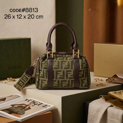 FENDI ʙᴏsᴛᴏɴ ʙᴀɢ
FF ᴊᴀᴄǫᴜᴀʀᴅ ғᴀʙʀɪᴄ
ᴡɪᴛʜ ʟᴏɴɢ ᴛʀɪᴍ ʙᴇʟᴛ sᴛʀᴀᴘ
sɪᴢᴇ : 26 cm

75 dhs✅

Zain31
♥️♥️♥️