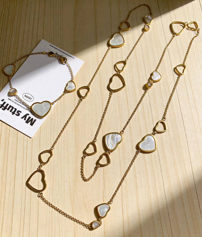 LONG NECKLACE 
BRACELET 
MASTER ✨💫
With BOX AND PAPER BAG🎁🛍️
170 DHS✅

Zain89
♥️♥️♥️