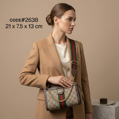 Gucci ᴍɪɴɪ ᴏᴘʜɪᴅɪᴀ GG
sᴜᴘʀᴇᴍᴇ ᴄʀᴏss ʙᴏᴅʏ ʙᴀɢ
ᴡɪᴛʜ ɢʀᴇᴇɴ & ʀᴇᴅ ᴡᴇʙ sᴛʀᴀᴘ
ɢᴏʟᴅ ʜᴀʀᴅᴡᴀʀᴇ
sɪᴢᴇ: 21 cm
ᴡɪᴛʜ BOX

75 dhs💓

Zain31
♥️♥️♥️
