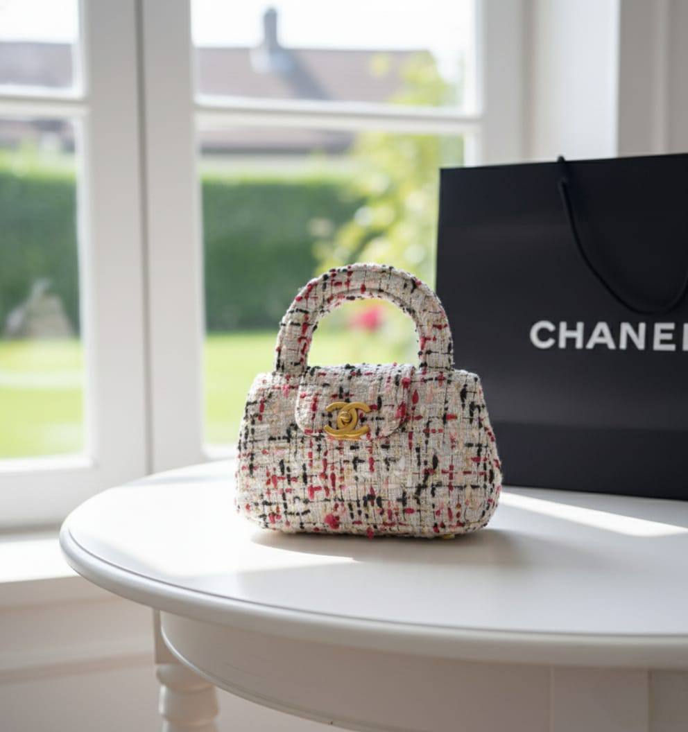 CHANEL ᴋᴇʟʟʏ
ᴛᴡᴇᴇᴅs ᴍᴀᴛᴇʀɪᴀʟ
ɢᴏʟᴅ ʜᴀʀᴅᴡᴀʀᴇ
ᴡɪᴛʜ ʟᴏɴɢ ᴄʜᴀɪɴ ʟᴇᴀᴛʜᴇʀ
sɪᴢᴇ : 19 cm
ᴡɪᴛʜ BOX
🎁🎁🎁

90 dhs🪙🌺

Zain31
♥️♥️♥️