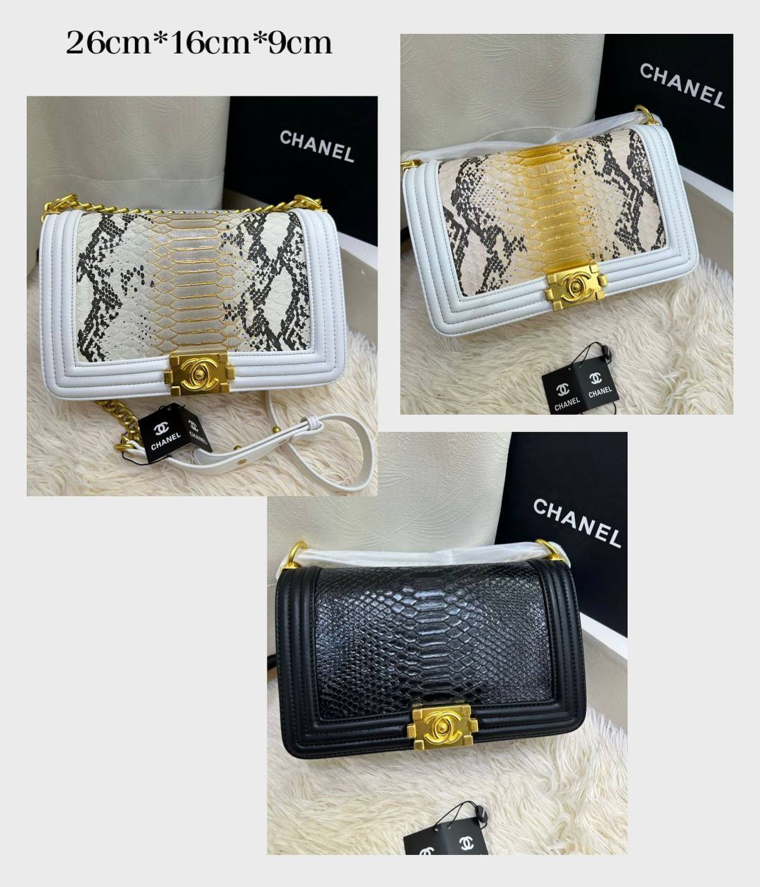 CHANEL 
HIGH QUALITY 
WITH BOX 
🎁🎁🎁

120 dhs✅

Zain39
♥️♥️♥️