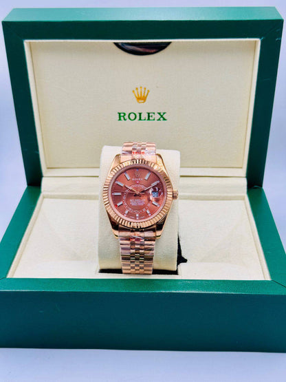 Rolex Men SKY DWELLER 
Master quality*🤩🤩
*Automatic*
230 dhs👑

Zain08
♥️♥️♥️