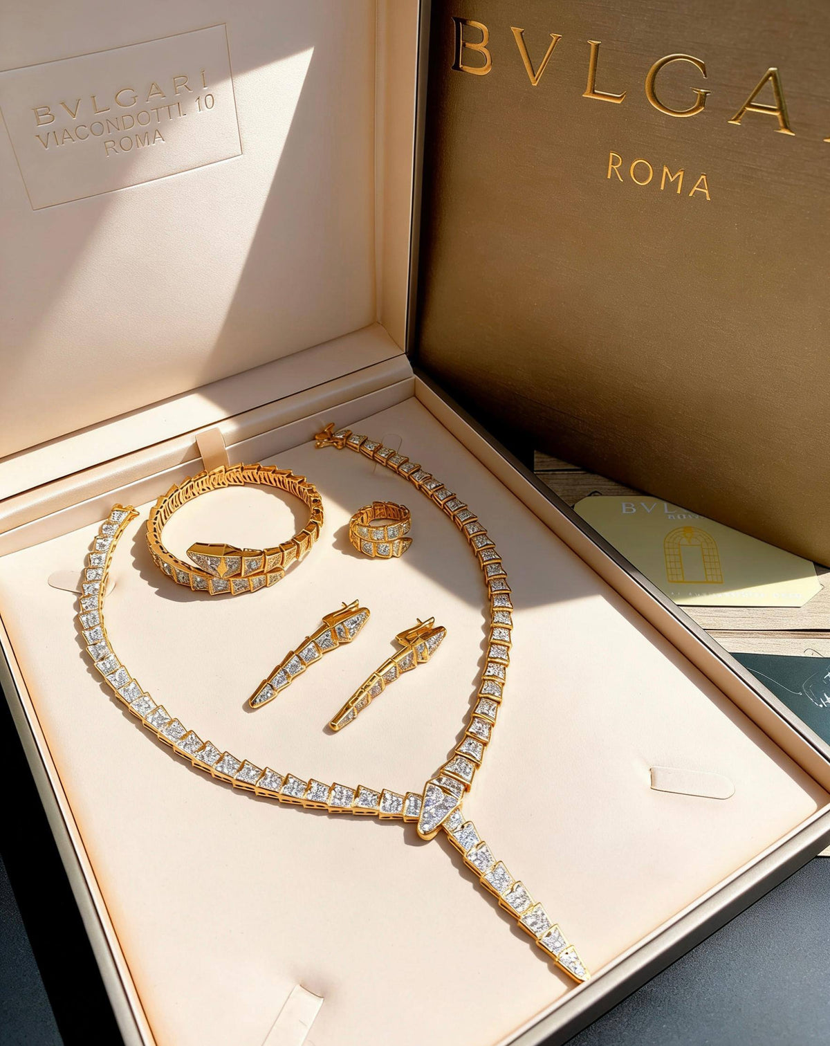 BVLGARI SET 
MASTER ✨💫
NECKLACE BANGLE EARRING RING
500 dhs🇦🇪🇦🇪

WITH BOX AND PAPER BAG🎁🛍️


WITH MASTER BOX AND PAPER BAG🎁🛍️
750 dhs🇦🇪🇦🇪

Zain89
♥️♥️♥️