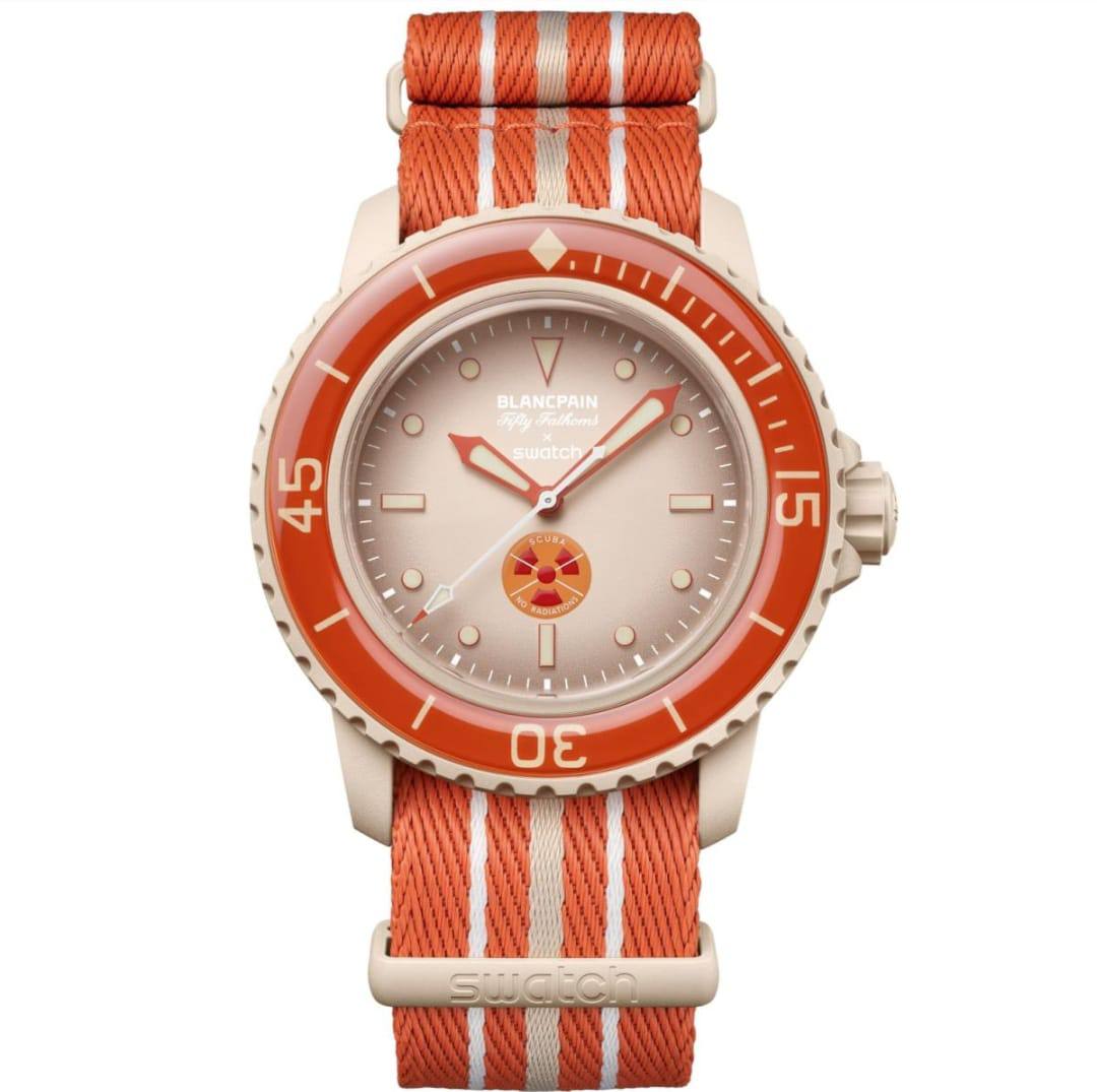 Scuba Swatch Omega 
Promotion 
75 dhs✅
with box ☑️🥰👍

Zain25
♥️♥️♥️