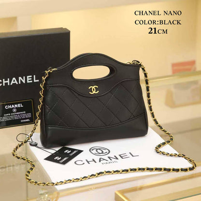 Chanel ɴᴀɴᴏ 𝟑𝟏 ʙᴀɢ
ᴄʀᴏssʙᴏᴅʏ ɢᴏʟᴅᴄʜᴀɪɴ
ᴡɪᴛʜʙᴏx
🎁🎁🎁

ʟᴇᴀᴛʜᴇʀ
sɪᴢᴇ:𝟐𝟏ᴄᴍ
95 dhs✅

Zain56
♥️♥️♥️