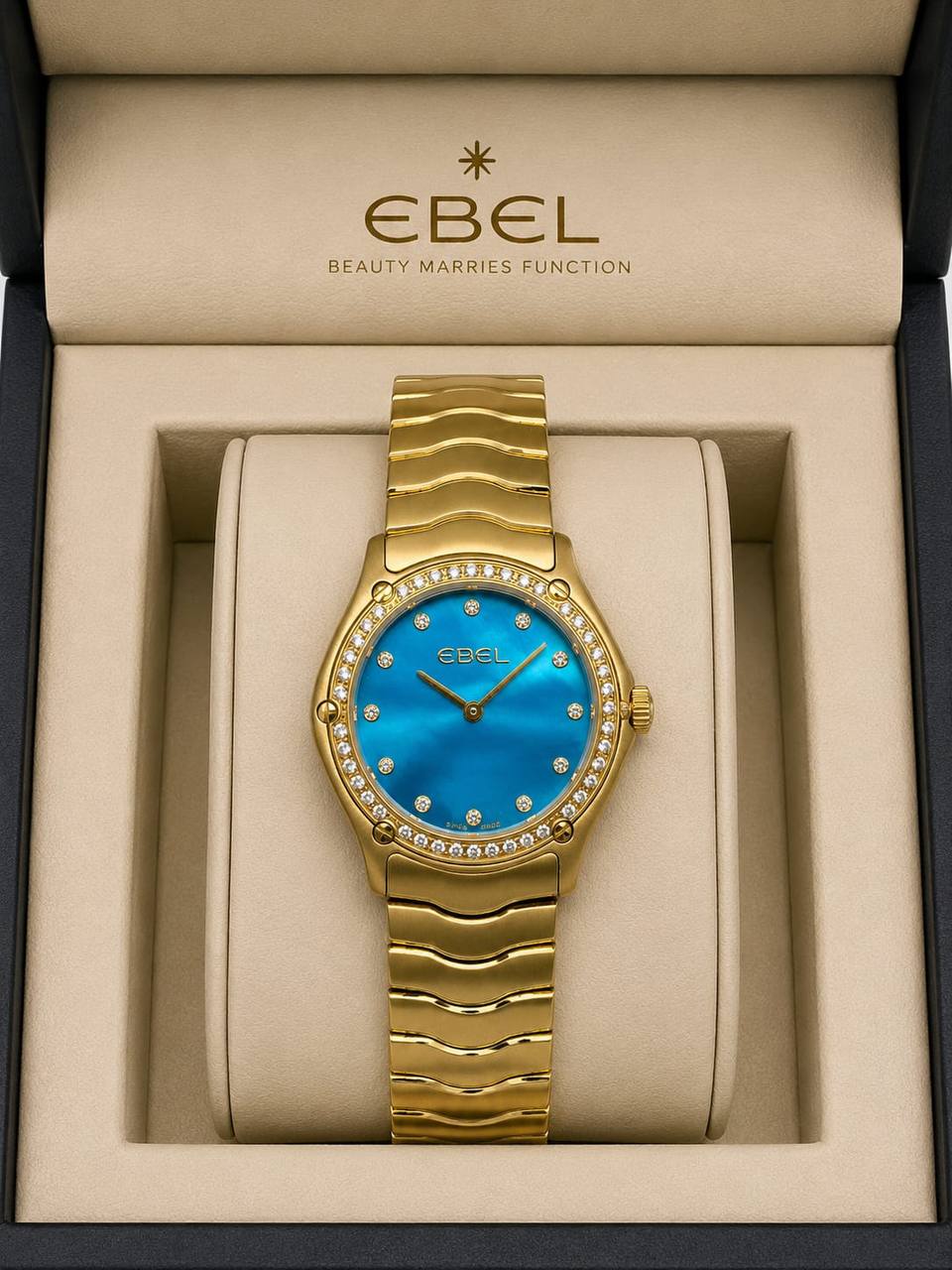 Ebel watch for ladies good quality 
260 dhs✅

Zain59
♥️♥️♥️