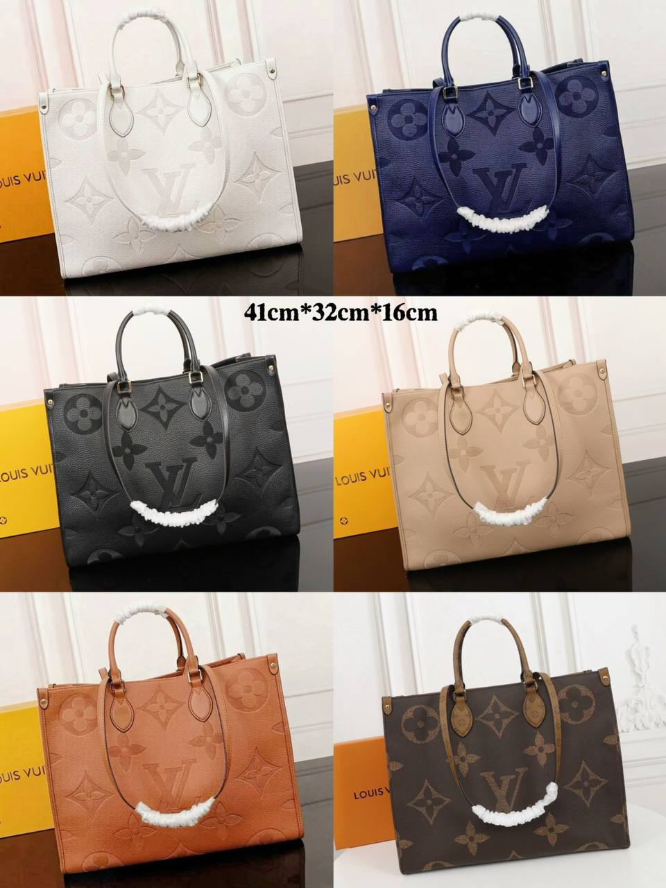 LV
ONTHEGO NEW CAME GOOD QUALITY 
110 dhs✅
Size:41cm

Zain295
♥️♥️♥️