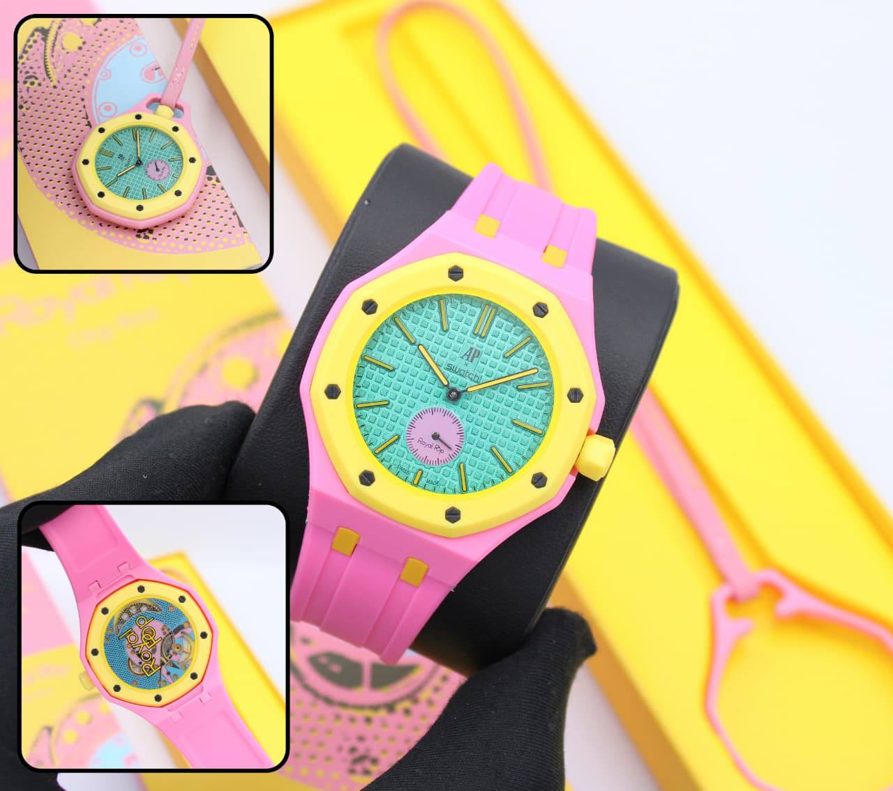 AP SWATCH WITH STRAP MASTER QUALITY BACK MACHINE OPEN

*170 dhs💓* WITH ORGINAL BOX 
       🛡️🛡️🛡️🛡️🛡️

Zain58
♥️♥️♥️