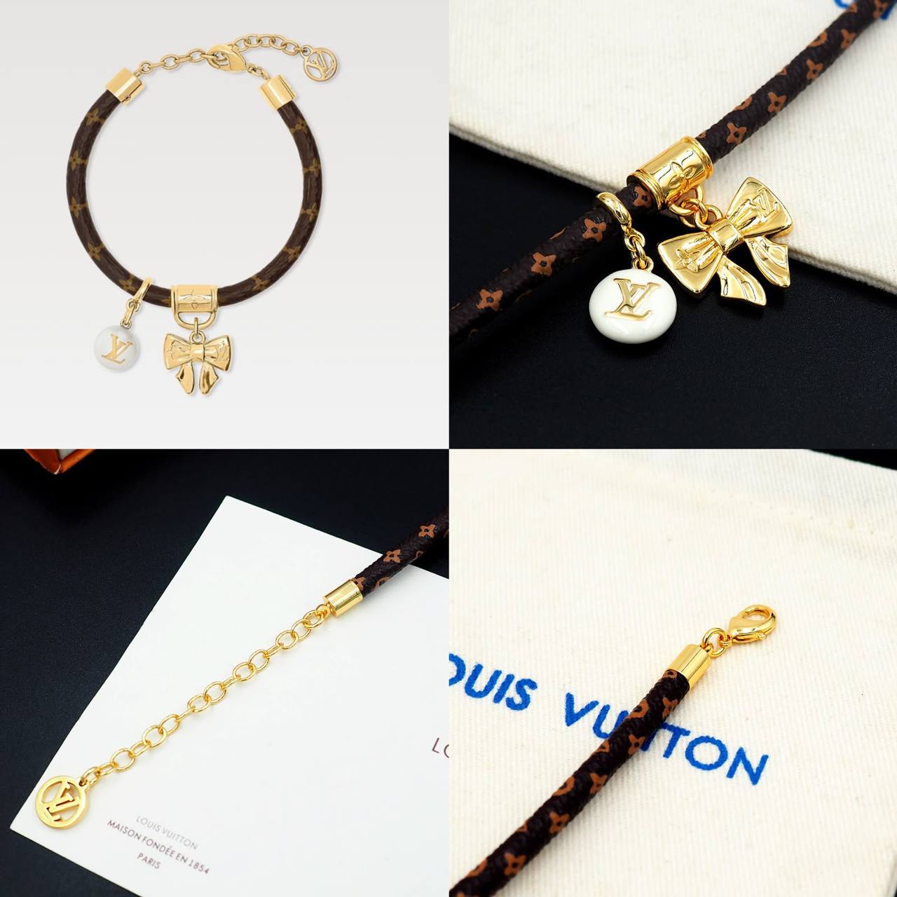 LV Bracelet 💐
Master quality 

*60* AED normal box 📦

Zain48
♥️♥️♥️