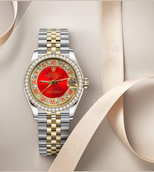 Rolex For Ladies 
Automatic 
Good Quality  31mm 
230 dhs❤️

Zain59
♥️♥️♥️