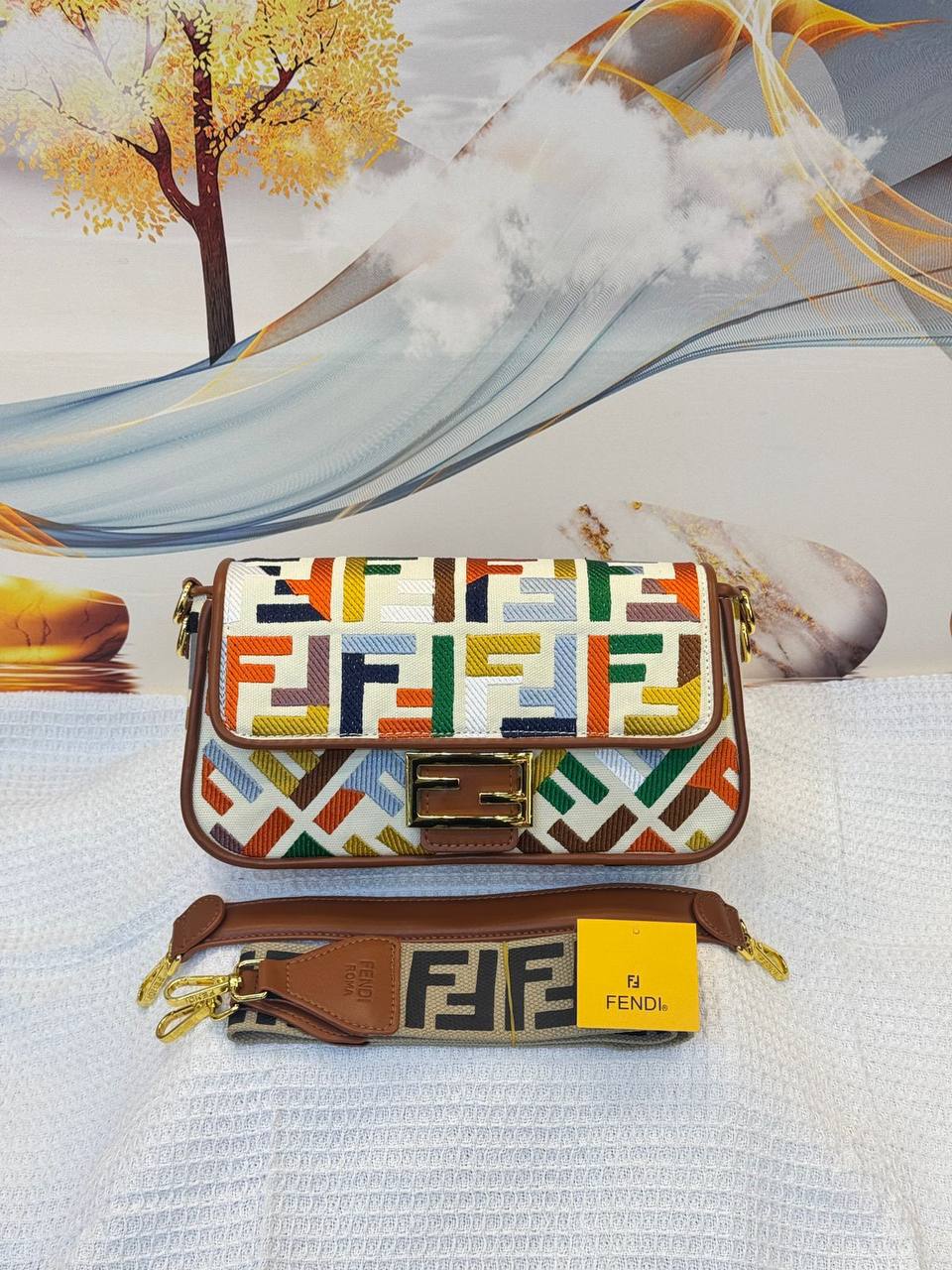 Fendi 
Best quality with box’s 
120 dhs✅
size 26 cm

Zain290
♥️♥️♥️