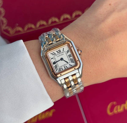 Cartier watch for ladies good quality 
260 dhs✅

Zain59
♥️♥️♥️