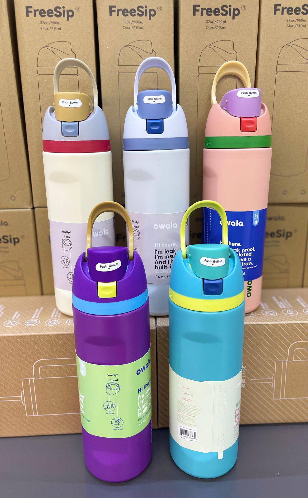 OWALA WATER Bottle 
65 dhs👍
   32 oz & 24 oz  😍

Zain88
♥️♥️♥️