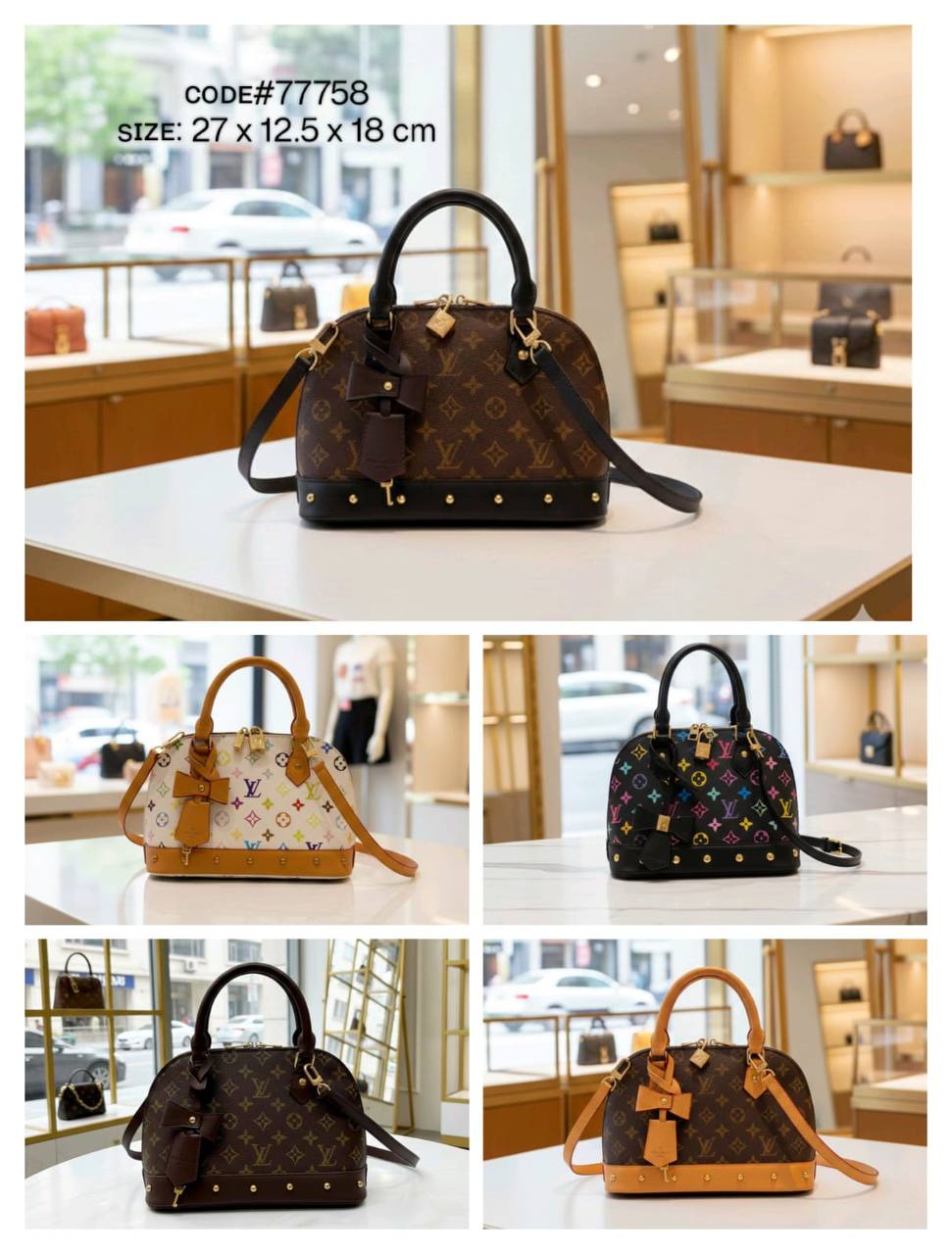 LV
ᴀʟᴍᴀ ᴍᴏɴᴏɢʀᴀᴍ
ᴡɪᴛʜ ᴍᴜʀᴀᴋᴀᴍɪ ᴄʜᴀɪɴ
ɪᴛ ʜᴀs ʟᴏɴɢ ʙᴇʟᴛ sᴛʀᴀᴘ
sɪᴢᴇ : 26 cm

70 dhs🪙🌺

Zain31
♥️