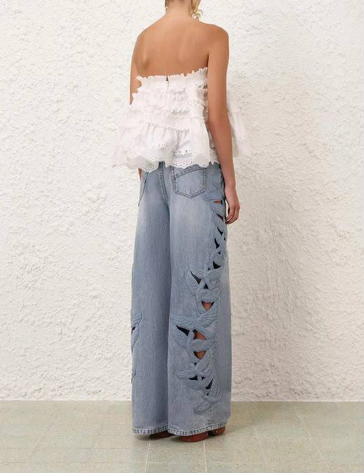 ZIMMERMANN JEANS
      💯 % COTTON✨
   ✨VIP QUALITY 😍
Sizes;  0-1-2-3
850 dhs✅

Zain287
♥️♥️♥️