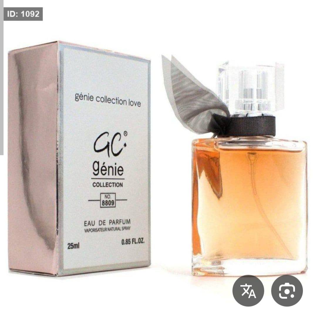Genie Collection
30 dhs🪙🌨️
*Made in KSA*
*25ml*
*Dzn 170 dhs🪙🌨️* 

Zain29
♥️♥️♥️