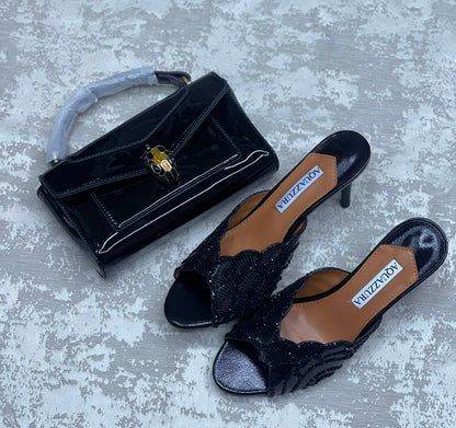 Bvlagri Bag
Aquazzura Heel
Size 36-41
260 dhs✅

Zain175
♥️♥️♥️