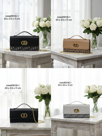 CHRISTIAN DIOR
ᴍᴏɴᴛᴀɪɢɴᴇ ʙᴀɢ
ᴄᴀɴᴠᴀs & ʟᴇᴀᴛʜᴇʀ ᴍᴀᴛᴇʀɪᴀʟ
ᴡɪᴛʜ ᴄʜᴀɪɴ
sɪᴢᴇ : 24 cm
ᴡɪᴛʜ BOX
🎁🎁🎁

65 dhs

Zain31