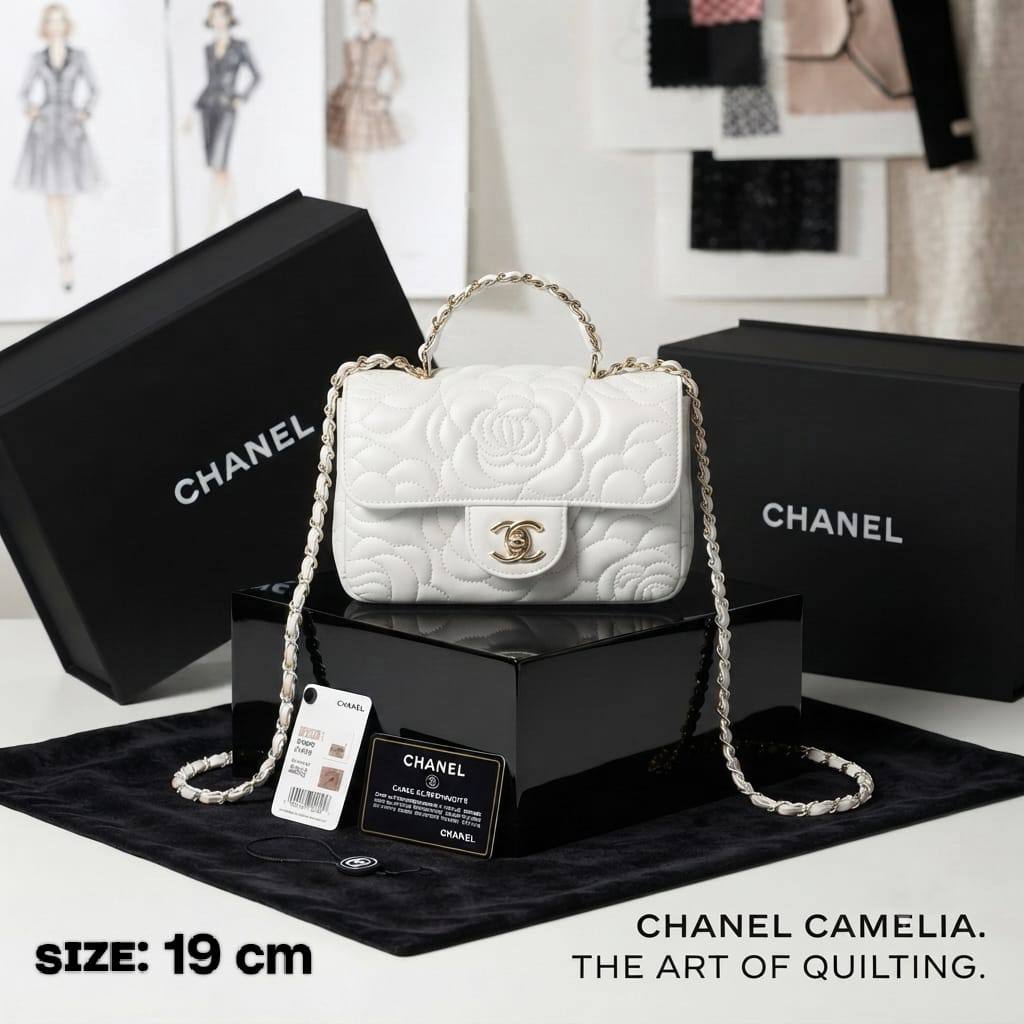 Chanel ᴄᴀᴍᴇʟɪᴀ
ᴛᴏᴘ ʜᴀɴᴅʟᴇ ʙᴀɢ
ǫᴜɪʟᴛᴇᴅ ʟᴀᴍʙsᴋɪɴ ʟᴇᴀᴛʜᴇʀ
ɢᴏʟᴅ ʜᴀʀᴅᴡᴀʀᴇ
sɪᴢᴇ : 19 cm
ᴡɪᴛʜ BOX

95 dhs✅

Zain31
♥️♥️♥️