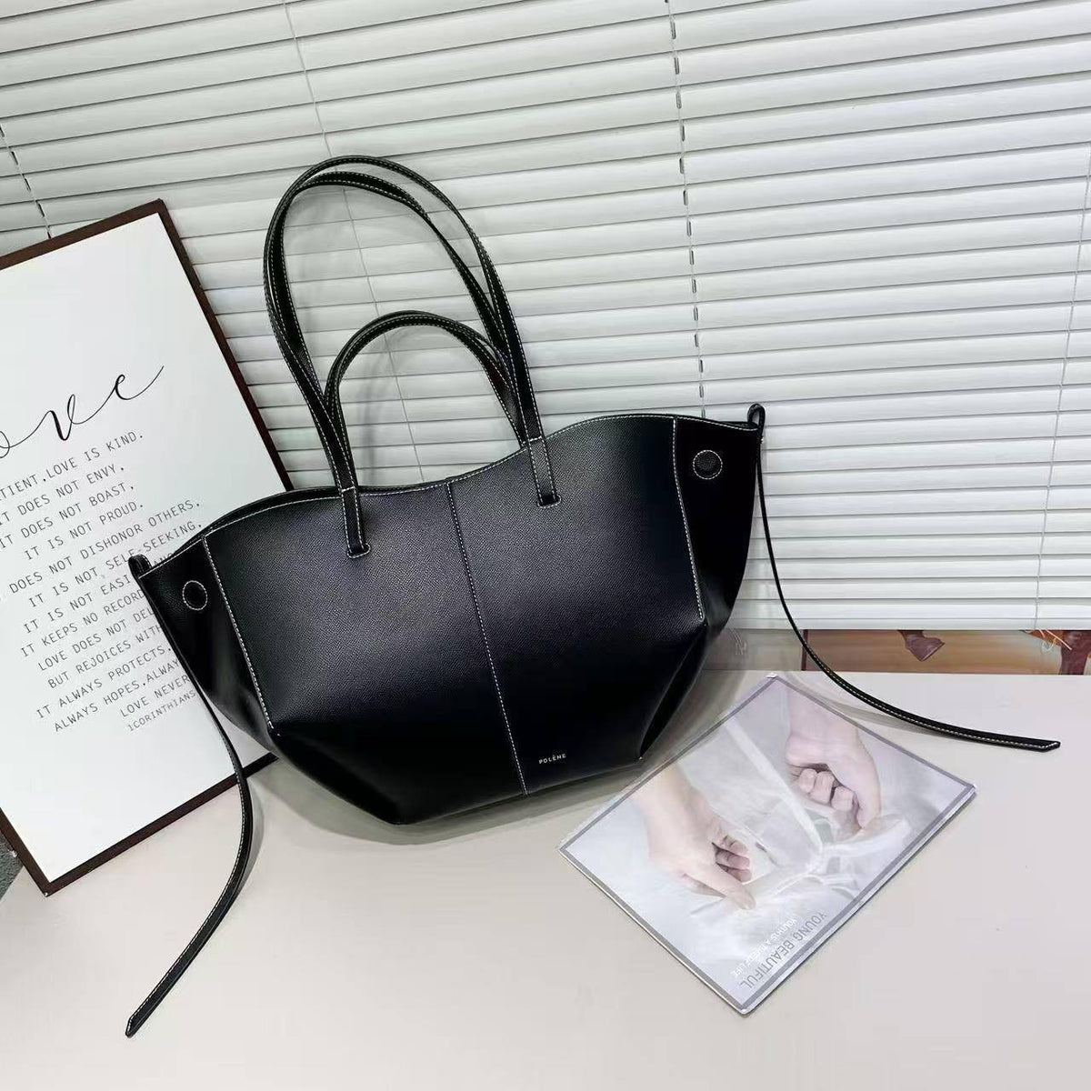 Polene 

Size 32*22*13 cm

105 dhs🇦🇪🇦🇪

Zain17
♥️♥️♥️