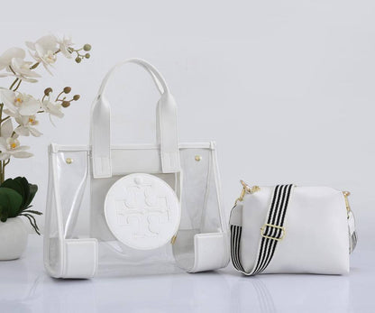 Tory Burch ᴛᴏᴛᴇʙᴀɢ
ᴛʀᴀɴsᴘᴀʀᴇɴᴛ ᴛᴏᴘ ʜᴀɴᴅʟᴇ
ɪɴᴄʟᴜᴅᴇ ᴛʜᴇ ᴘᴏᴜᴄʜᴇs
ᴡɪᴛʜ ʟᴏɴɢ sᴛʀᴀᴘ
sɪᴢᴇ : 35 cm

95 dhs✅

Zain31
♥️♥️♥️