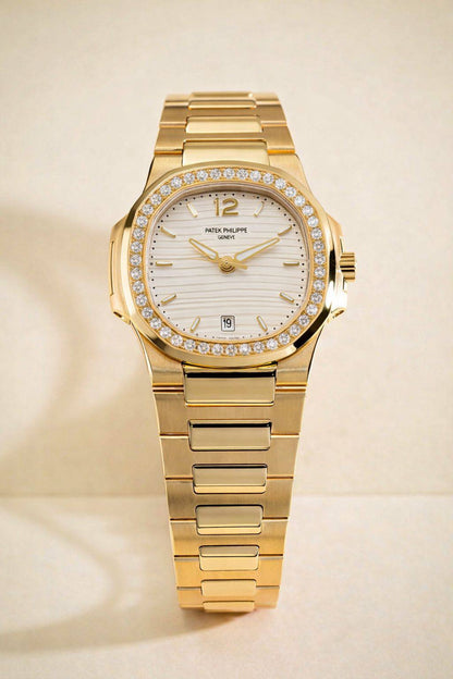 Patek Philippe watch for ladies good quality 
280 dhs❣️
 (size 31mm)

Zain59
♥️♥️♥️