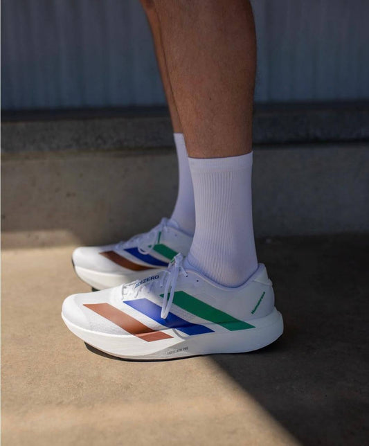 adidas Adizero Evo SL Pharrell Humanrace White Green Blue，
Size 36-45  ，
220 dhs🪙🌨️

Zain18
♥️♥️♥️
