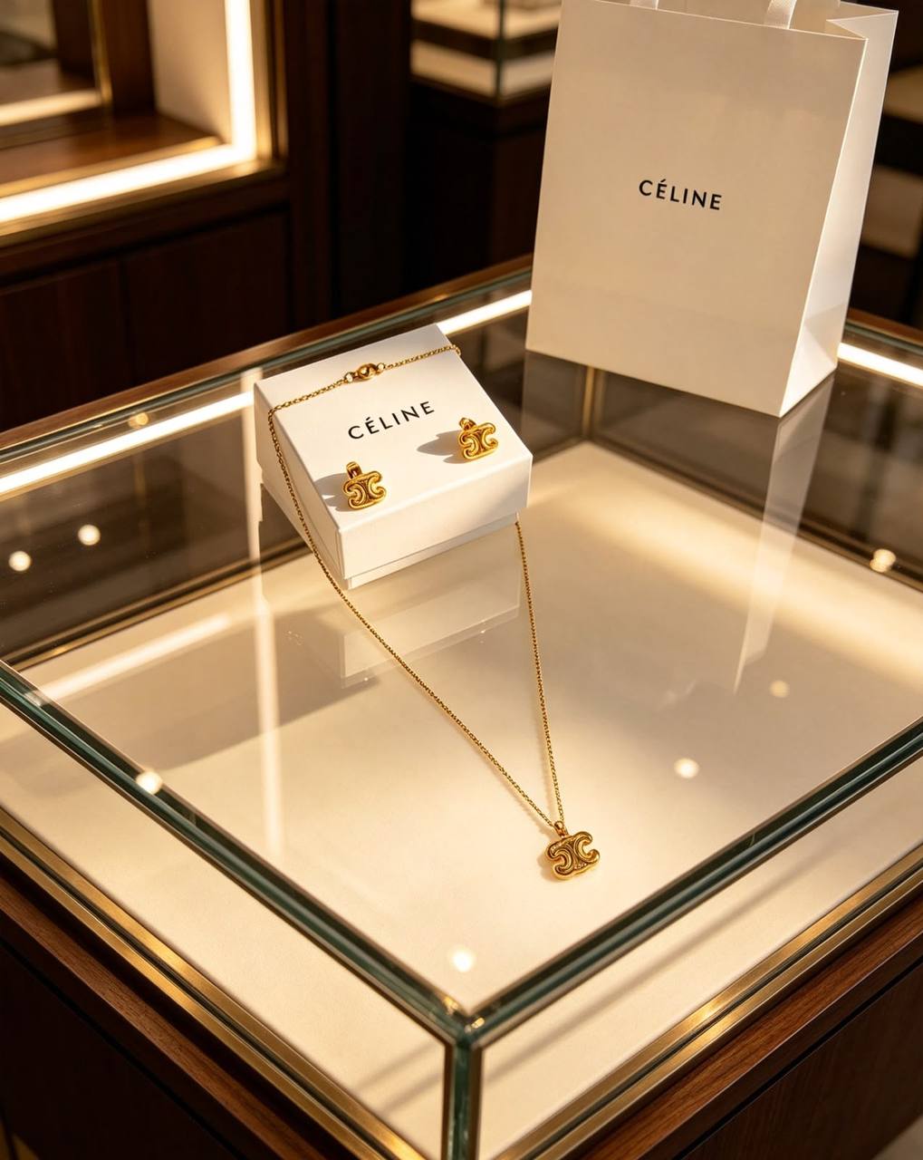 *Stainless steel 😍*
Necklace ❤️‍🔥
Earring 🦋
Non tarnish 💯
With same boxes 🗃️ 
And paper bag 🛍️
40 dhs🇦🇪🇦🇪

Zain216
♥️♥️♥️